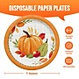 Say Hooray! Autumn Orchard 7" Paper Plates, Multicolored, 32 Plates/Pack (DTC380586PLT)~#|#~sp321568918_sc7