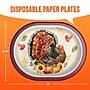 Say Hooray! Bountiful Bird Thanksgiving Paper Plates and Dinner Napkins Set, Multicolore, 48/Pack (DTC9850E2H)~#|#~sp321569741_sc7