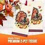 Say Hooray! Bountiful Bird Thanksgiving Paper Plates and Dinner Napkins Set, Multicolore, 48/Pack (DTC9850E2H)~#|#~sp321569745_sc7