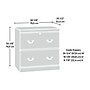 Sauder Heritage Hill 2-Drawer Lateral File Cabinet, Letter/Legal Size, 30.13"H x 30.13"W x 20.5"D, Classic Cherry (102702)~#|#~sp321569880_sc7