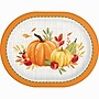 Say Hooray! Autumn Orchard Paper Plates, Multicolored, 32 Plates/Pack (DTC380588OVAL)~#|#~sp321635645_sc7