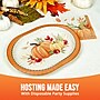 Say Hooray! Autumn Orchard Paper Plates, Multicolored, 32 Plates/Pack (DTC380588OVAL)~#|#~sp321635649_sc7