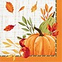 Say Hooray! Autumn Orchard 6.5" Dinner Napkin, Multicolored, 64 Napkins/Pack (DTC380585NAP)~#|#~sp321635652_sc7