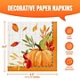 Say Hooray! Autumn Orchard 6.5" Dinner Napkin, Multicolored, 64 Napkins/Pack (DTC380585NAP)~#|#~sp321635653_sc7