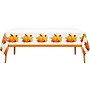 Say Hooray! Autumn Orchard Holiday 54 in. x 96 in. Paper Tablecloth, Multicolored, 4/Pack (DTC380589TC)~#|#~sp321635744_sc7