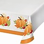 Say Hooray! Autumn Orchard Holiday 54 in. x 96 in. Paper Tablecloth, Multicolored, 4/Pack (DTC380589TC)~#|#~sp321635745_sc7