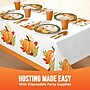 Say Hooray! Autumn Orchard Holiday 54 in. x 96 in. Paper Tablecloth, Multicolored, 4/Pack (DTC380589TC)~#|#~sp321635748_sc7