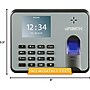 uPunch Fingerprint Time Clock System, Black (MK1000)~#|#~sp321635857_sc7