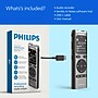 Philips VoiceTracer MP3/PCM Voice Recorder, 8 GB, Silver (DVT2075)~#|#~sp321704912_sc7