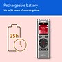Philips VoiceTracer MP3/PCM Voice Recorder, 8 GB, Silver (DVT2075)~#|#~sp321704919_sc7