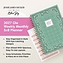 2027 Blue Sky Jessie James Decker 5" x 8" Calendar Year Weekly & Monthly Standard Planner Cover, Green Ole (162650)~#|#~sp321902804_sc7