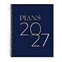 2027 Blue Sky Jessie James Decker 8.5" x 11" Calendar Year Weekly & Monthly Standard Planner Cover, Blue/Gold (164178)~#|#~sp321903093_sc7