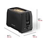 Starfrit Alston 2-Slice Pop-UpToaster with 6 Adjustable Browning Levels, Matte Black (024021-006-0000)~#|#~sp321909564_sc7