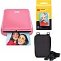 Kodak Step Mobile 2" x 3" Instant Photo Printer Go Bundle with Zink Photo Paper & Case, Pink~#|#~sp321963981_sc7
