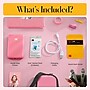 Kodak Step Mobile 2" x 3" Instant Photo Printer Go Bundle with Zink Photo Paper & Case, Pink~#|#~sp321963983_sc7