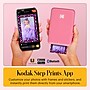 Kodak Step Mobile 2" x 3" Instant Photo Printer Go Bundle with Zink Photo Paper & Case, Pink~#|#~sp321963984_sc7