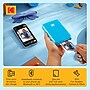 Kodak Step Mobile 2" x 3" Instant Photo Printer Go Bundle with Zink Photo Paper & Case, Blue~#|#~sp321963991_sc7