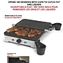 Starfrit Heritage The Rock 10.5" x 7.5" Nonstick Panini Press & Flat Grill w/Removable Plates, Black/Silver (023500-002-0000)~#|#~sp321964004_sc7
