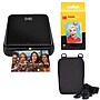 Kodak Step Mobile 2" x 3" Instant Photo Printer Go Bundle with Zink Photo Paper & Case, Black~#|#~sp321964020_sc7
