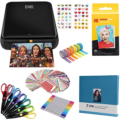 Kodak Step Mobile Instant Photo Printer 2″ x 3″, Black & Scrapbook Bundle for iOS & Android Simolary simolary.com 6