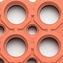 NoTrax Competitor Anti Fatigue Commercial Drainage Floor Mat, 3' x 3', Red (T30S0033RD)~#|#~sp321966241_sc7
