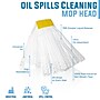 BISON LIFE Heavy Duty Blended String Mop Head Refill, White/Yellow, 3/Pack (BPHD-HYDM-W-3)~#|#~sp322035609_sc7