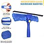 BISON LIFE 12" Window Microfiber Squeegee Washer Sleeve, Blue, 5/Pack (BPES-MFWASL-5)~#|#~sp322035638_sc7