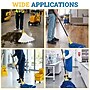 BISON LIFE 61' Extendable Jaw Clamp Wet Mop Handle, Black/Yellow, 6/Pack (BPHD-EXH-JC-BK-1-6A)~#|#~sp322035650_sc7