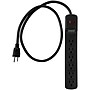 STANLEY SurgeMax 6-Outlet Surge Protector Power Strip with Straight Plug, 3-ft., 1080 Joules, Black (33220)~#|#~sp322050673_sc7