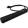 STANLEY SurgeMax 6-Outlet Surge Protector Power Strip with Straight Plug, 3-ft., 1080 Joules, Black (33220)~#|#~sp322050677_sc7