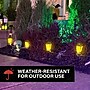 Haunted Hill Farm 1-Ft. Lantern Stakes with Lights, Set of 6, Battery-Operated, Black (HHLGTLANTERN-1L)~#|#~sp322105037_sc7