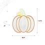 Haunted Hill Farm 1.5-Ft. Neon Yellow & Orange LED Pumpkin Wall Decoration, Indoor & Covered Outdoor, Plug-in (HHLED017PMP-ORG)~#|#~sp322105101_sc7