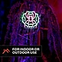 Haunted Hill Farm 0.9-Ft. Neon Pink & Green LED Spider & Web Wall Decor, Indoor & Covered Outdoor, Plug-in (HHLED011SPIDER-MLT)~#|#~sp322105138_sc7