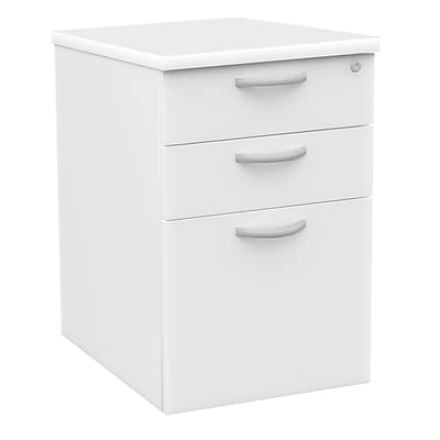 Regency Instant Office 3-Drawer Mobile File Cabinet, Letter/Legal Size, Lockable, 23.27″H x 16″W x 20″D, White (MPD116WH) Simolary simolary.com