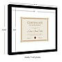 Amanti Art 8.5" x 11" Wood Document Frame, Svelte Noir Black (A426710363735)~#|#~sp322163593_sc7