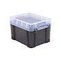Really Useful Box 3.2 Quart Storage Box with Latching Lid, Plastic, Transparent Smoke Gray (3TSMK)~#|#~sp322163780_sc7