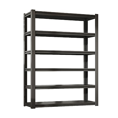 FlexiSpot 6-Tier Wire Shelving Unit, 48″ x 18″ x 82″, Black (CJ018-DK) Simolary simolary.com