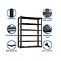 FlexiSpot 6-Tier Wire Shelving Unit, 48" x 18" x 82", Black (CJ018-DK)~#|#~sp322163879_sc7