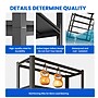 FlexiSpot 6-Tier Wire Shelving Unit, 48" x 18" x 82", Black (CJ018-DK)~#|#~sp322163881_sc7