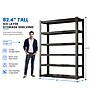 FlexiSpot 6-Tier Wire Shelving Unit, 48" x 18" x 82", Black (CJ018-DK)~#|#~sp322163884_sc7