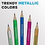Ticonderoga Metallic Pre-Sharpened Wooden Pencil, 2.2mm, #2 Soft Lead, 18/Pack (X13518)~#|#~sp322222353_sc7