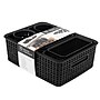 Advantus 10-Piece Desk Organizer Set, Polypropolyne, Black (38398)~#|#~sp32230958_sc7