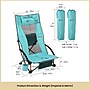 Arrowhead Outdoor Chair, Aqua Blue, 2/Pack (TSRTKKS0362U)~#|#~sp322367923_sc7
