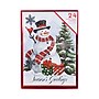 DesignWorks Ink Snowman Holiday Cards, 5 x 7, Assorted Colors, 24 Cards/Box (THC57V-103ST)~#|#~sp322368860_sc7