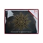 DesignWorks Ink Snowflake Star Holiday Cards, 5 x 7, Assorted Colors, 24 Cards/Box (THC57V-100ST)~#|#~sp322368936_sc7