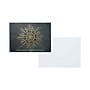 DesignWorks Ink Snowflake Star Holiday Cards, 5 x 7, Assorted Colors, 24 Cards/Box (THC57V-100ST)~#|#~sp322368938_sc7
