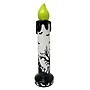 Haunted Hill Farm 3.3-Ft. LED Flicker Wick Halloween Candle Blow Mold, Indoors & Covered Outdoors, Plug-in (HH040BMCNDL-GRN)~#|#~sp322714533_sc7