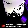 Haunted Hill Farm 3.3-Ft. LED Flicker Wick Halloween Candle Blow Mold, Indoors & Covered Outdoors, Plug-in (HH040BMCNDL-GRN)~#|#~sp322714537_sc7