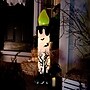 Haunted Hill Farm 3.3-Ft. LED Flicker Wick Halloween Candle Blow Mold, Indoors & Covered Outdoors, Plug-in (HH040BMCNDL-GRN)~#|#~sp322714545_sc7