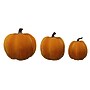 Haunted Hill Farm Flocked 2.4-Ft. Pumpkin Stack with Stakes for Indoors & Covered Outdoors (HH028BMPMP-ORGFL)~#|#~sp322714601_sc7